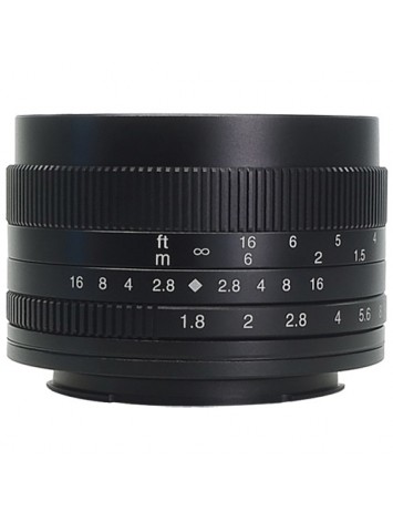 7artisans 50mm F1.8 Prime Portrait Lens for Olympus Panasonic Micro Four Thirds MFT M4/3 Mirrorless Cameras Manual Focus Fixed