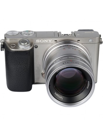 7artisans 55mm f/1.4 Lens for Sony E (Silver)
